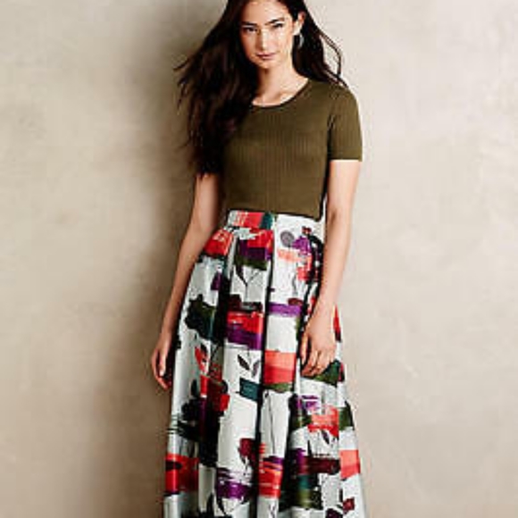 Anthropologie Dresses & Skirts - NWOT Anthropologie RAOUL Brush stroke Ball Skirt